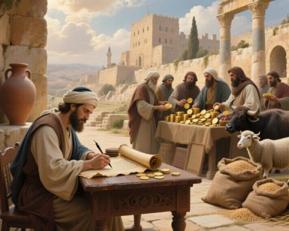 La contabilidad en la Biblia  Ejemplos prácticos de registros económicos en textos sagrados