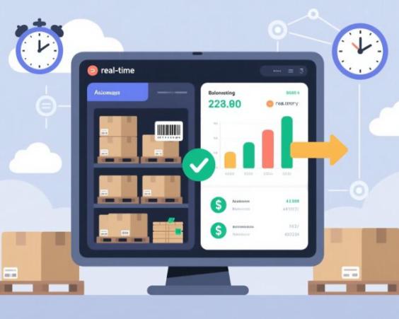 Uso de software contable para reconciliar inventarios con balances en tiempo real