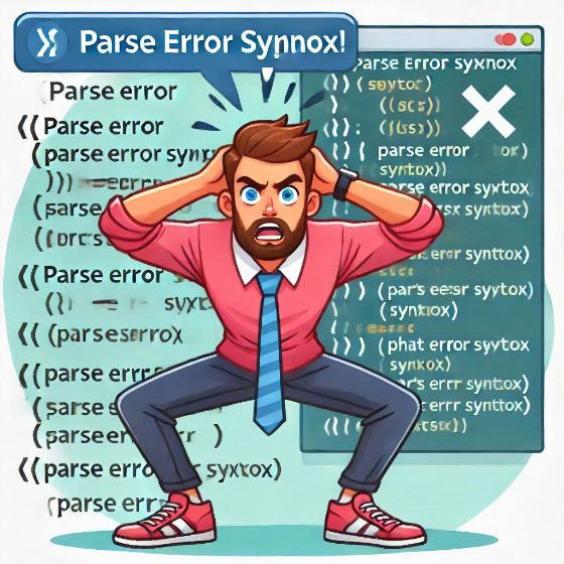 What does Parse Error Syntax mean