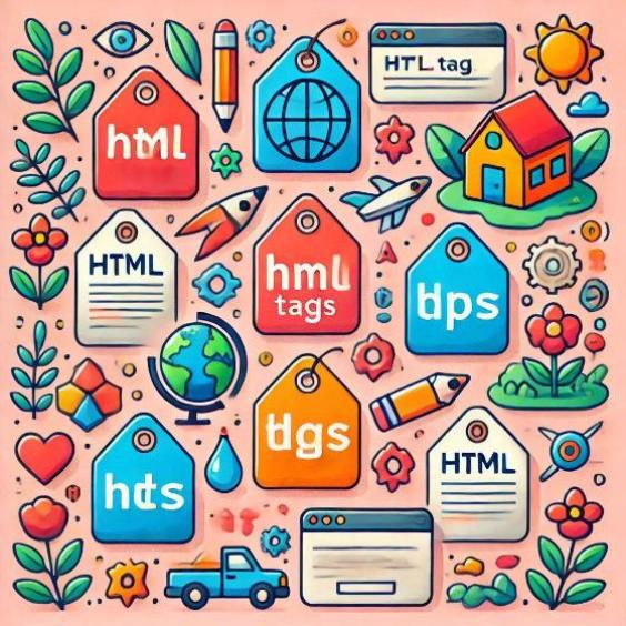 What are HTML tags and what are they used for