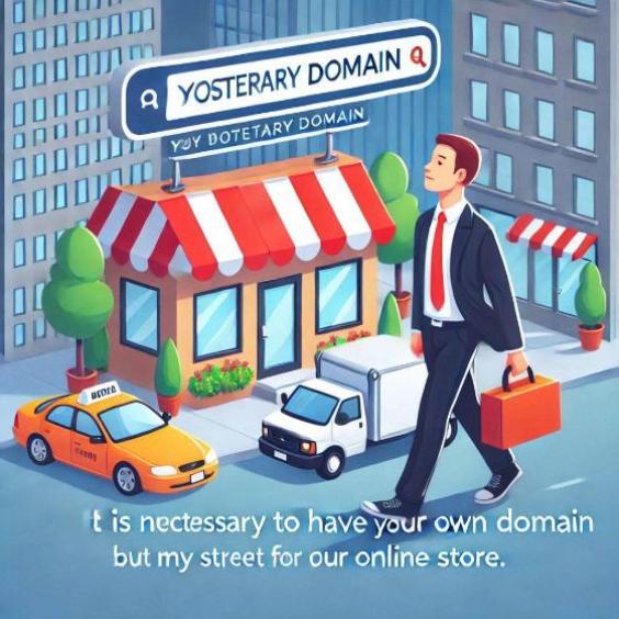 Is it necessary to have my own domain for my online store?