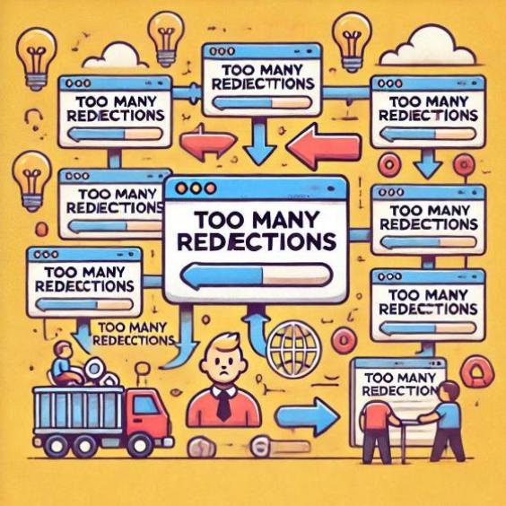 Que significa el error Too Many Redirections