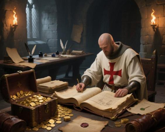 Los libros de contabilidad de los templarios  Secretos financieros de la orden medieval