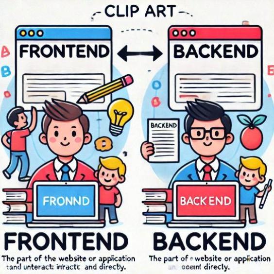 What does FrontEnd and BackEnd mean