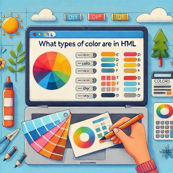 What types of color are there in HTML?