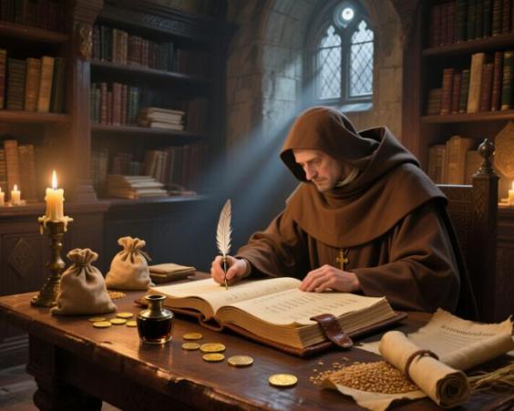 Contabilidad en la Edad Media  ¿Cómo los monasterios gestionaban sus ingresos y gastos?