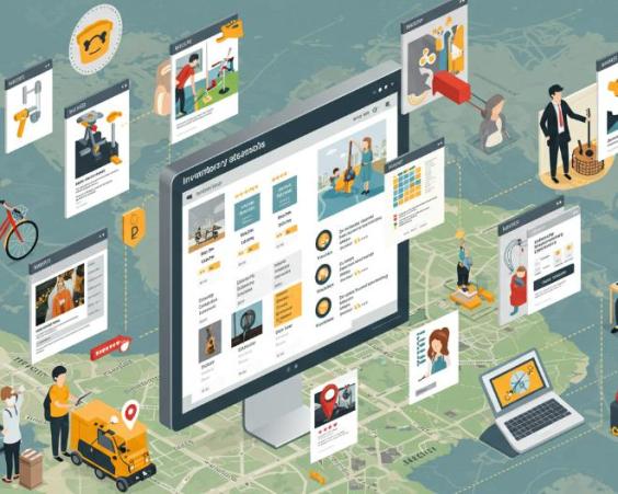 Inventarios en modelos de economía colaborativa  Alquiler de activos compartidos