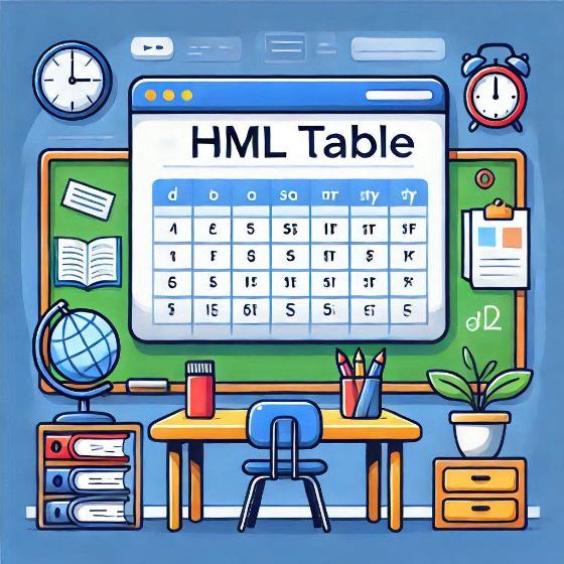 What is an HTML table and what is it for